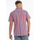 Lonsdale - Brixworth - Overhemd - Rood - 100% Gekamd Katoen