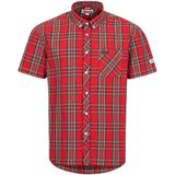 Lonsdale London - Brixworth - T-shirt - Rood-Navy - 100% Katoen