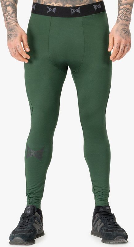 Tapout - Training Legging - Zwart - Jersey - Slim Fit