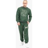 Sweatshirt - Grijs - Gekamd Katoen/Polyester - Crewneck