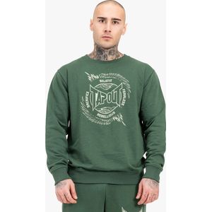 Sweatshirt - Grijs - Gekamd Katoen/Polyester - Crewneck