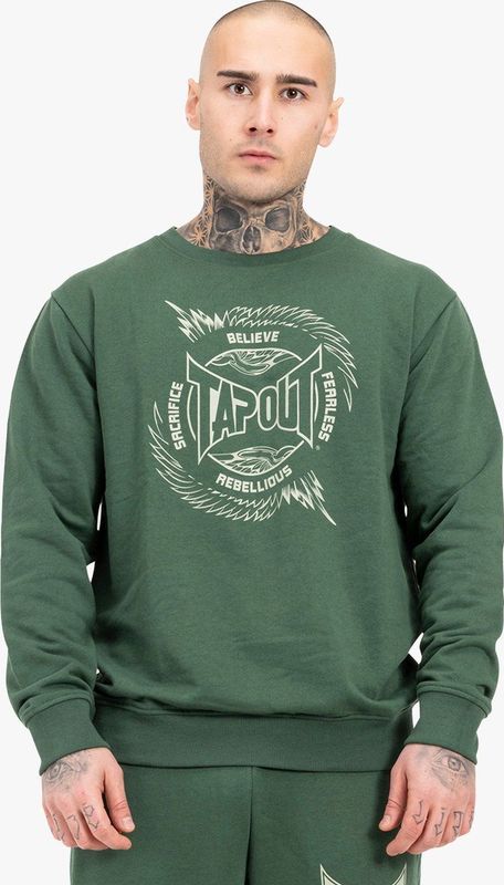 Sweatshirt - Grijs - Gekamd Katoen/Polyester - Crewneck