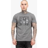 Tapout Heren-T-shirt normale pasvorm SCHEDEL THEE