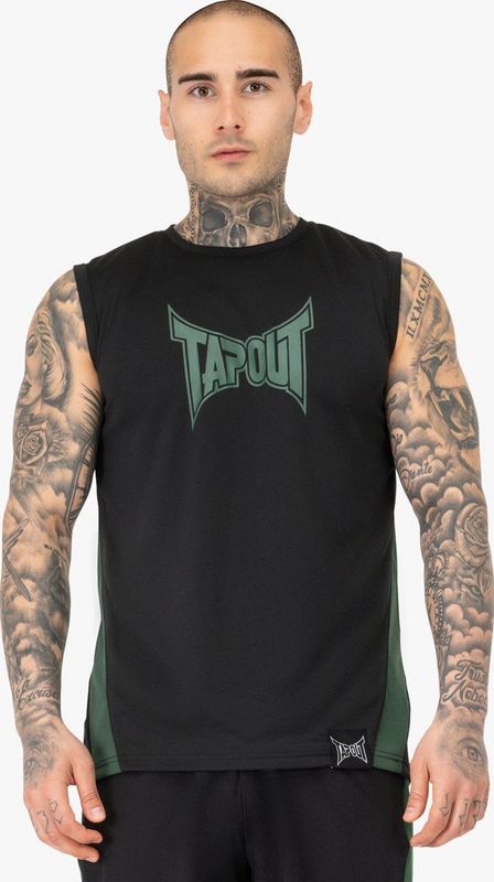 Tapout - Training T-shirt - Sportshirt - Zwart - 100% Polyester