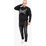 Tapout Sweatshirt 'Marfa'  zwart / wit