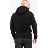 Tapout - Marfa Hooded Zipper - Kapuzenjacke - Zwart/Wit - Normale Pasvorm