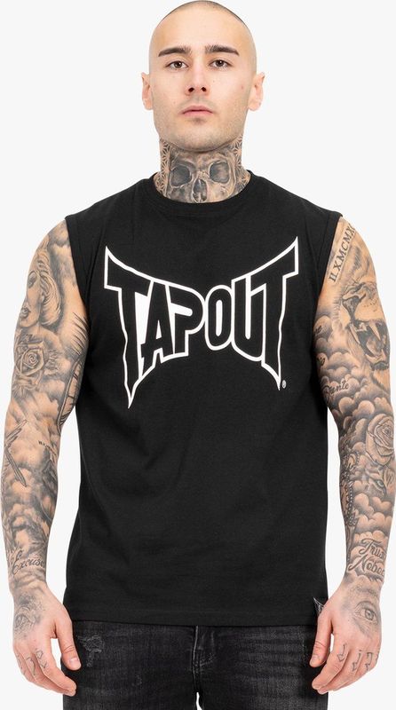 Tapout - Alemada - T-shirt - Zwart/Wit - Normale Passform