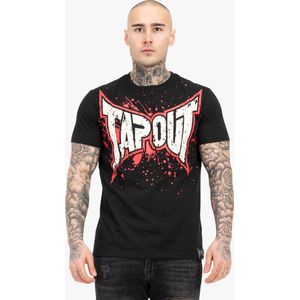 Tapout Splashing T-shirt Met Korte Mouwen Zwart L Man