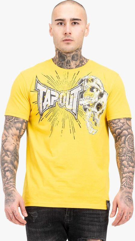 Tapout Heren-T-shirt normale pasvorm BLAD