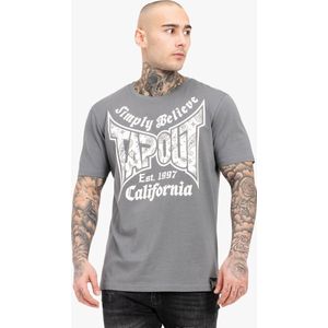 Tapout - Haily Be - T-shirt - Grey/White - Lockere Passform