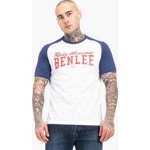 Benlee - Everet - T-Shirt - Wit/Navy/Rood - Normale Passform