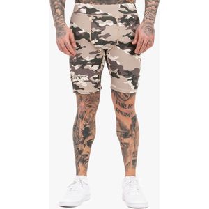Benlee Krinson Funktionsshorts schmale Passform Camo Desert-L
