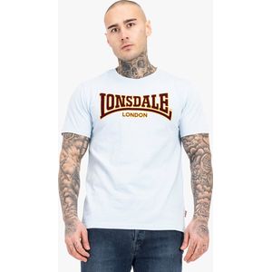 Lonsdale - T-shirt - Tweekleurig - Katoen - Nauwsluitende Pasvorm