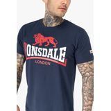 Lonsdale - Klassieke Sweater - Rood - 100% Gekamd Katoen