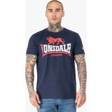 Lonsdale - Klassieke Sweater - Rood - 100% Gekamd Katoen