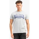 Lonsdale - Colsbrooke - T-shirt - Marl Grey/Navy-S