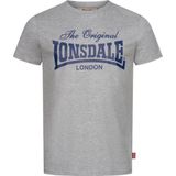 Lonsdale - Colsbrooke - T-shirt - Marl Grey/Navy-S
