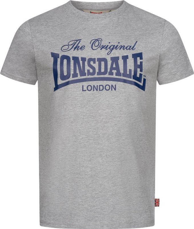 Lonsdale - Colsbrooke - T-shirt - Marl Grey/Navy-S