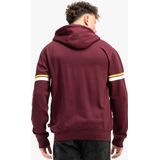 Lonsdale - DARFIELD - Sweatshirt - Oxblood/Geel/Wit - Materiaal: Katoen