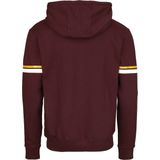 Lonsdale - DARFIELD - Sweatshirt - Oxblood/Geel/Wit - Materiaal: Katoen