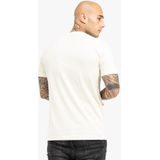 Tapout - Splashed T-Shirt - Ecru/Black - Normale Passform