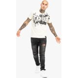 Tapout - Splashed T-Shirt - Ecru/Black - Normale Passform