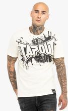 Tapout - Splashed T-Shirt - Ecru/Black - Normale Passform
