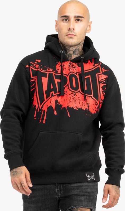 Tapout - Pacomila - Kapuzensweatshirt - Zwart/Rood - Normale Passform
