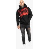 Hoodie - Regular Fit - Groen - Katoen/Polyester - Grote Logoprint