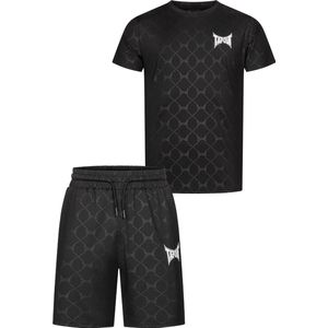 Tapout - Philios - T-Shirt & Shorts Set - Zwart - Katoen