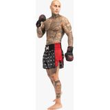 Tapout - Sorrento - Thaibox-Hose - Zwart/Rood/Grijs