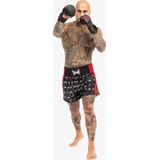 Tapout - Sorrento - Thaibox-Hose - Zwart/Rood/Grijs