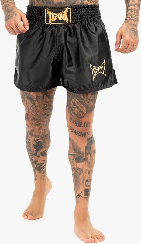 Tapout - Zorrey - Thaiboksbroek - Zwart - 100% Polyester