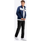 Lonsdale - ALNWICK - Trainingsjack - Marine/Wit - Smalle Pasvorm