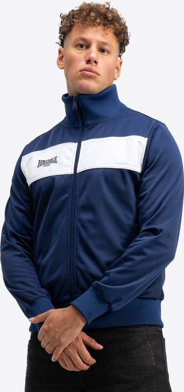 PROACT® Rugbypolo met lange mouwen PA429 - Navy / White - 3XL