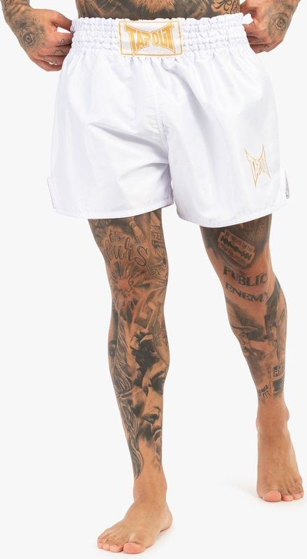 Tapout - Zorrey - Thaibox-Hose - Wit/Goud