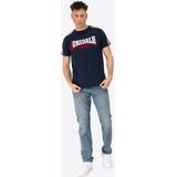 Lonsdale - Merryn - T-shirt - Zwart - Katoen, Korte Mouwen