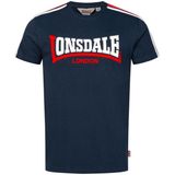 Lonsdale - Merryn - T-shirt - Zwart - Katoen, Korte Mouwen