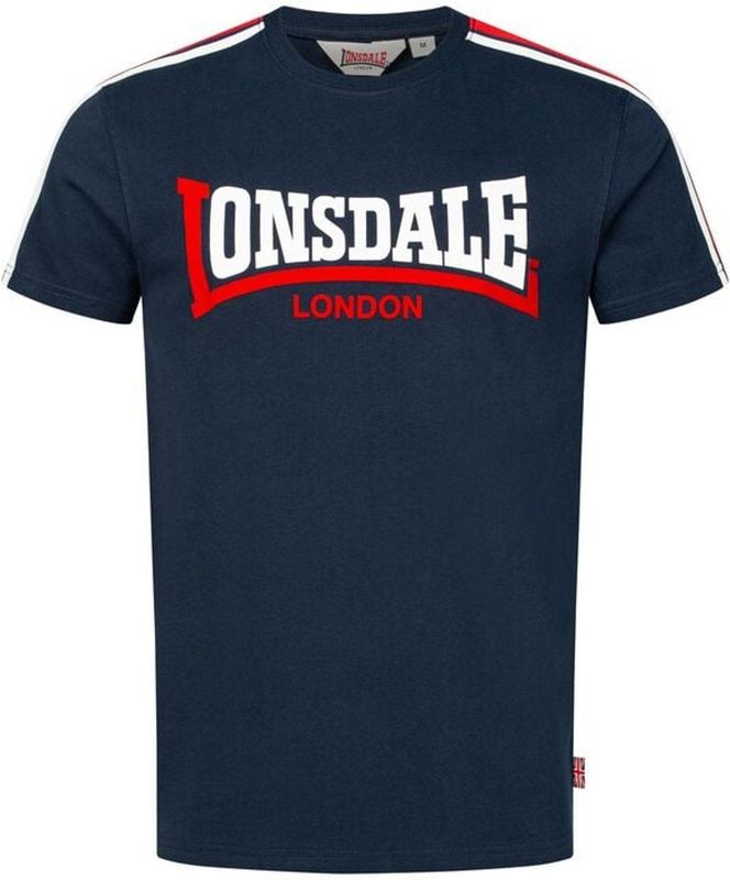 Lonsdale - Merryn - T-shirt - Zwart - Katoen, Korte Mouwen