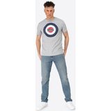 Lonsdale - T-shirt - Katoen - Print op Borst - Logoborduursel Achterkant