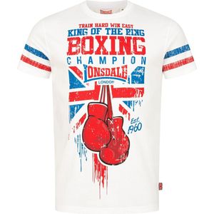 Lonsdale London - CRUGMEER - T-shirt - Wit - 100% Katoen