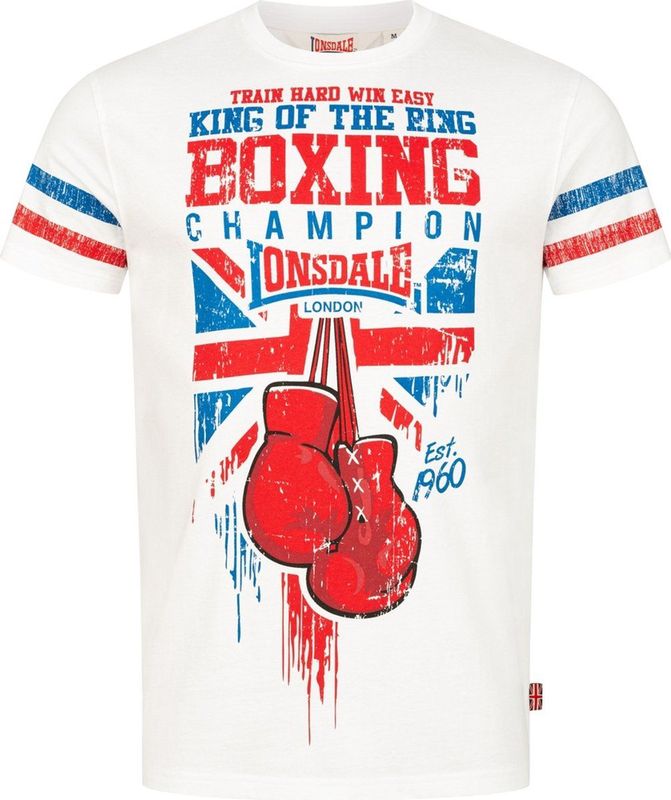 Lonsdale London - CRUGMEER - T-shirt - Wit - 100% Katoen