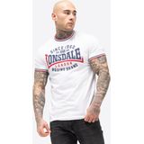 LONSDALE - Gavrene - T-shirt - Katoen - Zwart