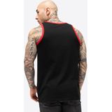 Lonsdale - ANDOVER - T-shirt - Zwart/Rood/Wit - Katoen