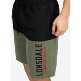 Lonsdale - Hayling - Zwembroek - Blauw - Synthetisch - Elastische Tailleband