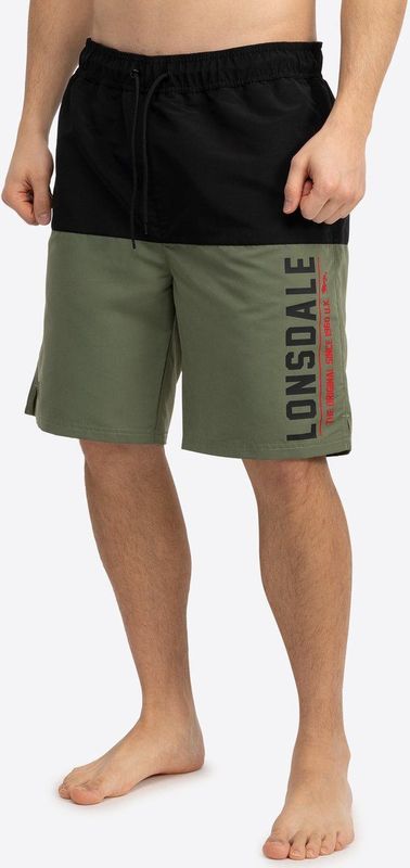 Lonsdale - Hayling - Zwembroek - Blauw - Synthetisch - Elastische Tailleband