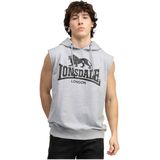 Lonsdale - Bignor - Sweatshirt - Marl Grey/Black - Ärmellos met Kapuze