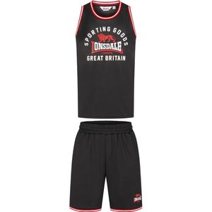 Lonsdale - Pewsey - Trainingspak - Zwart - Polyester