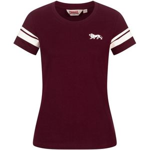 Lonsdale - Corton - T-Shirt - Oxblood/Ecru - Katoen