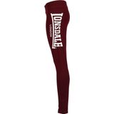 Lonsdale London - LOWSTOFT - Leggings - Bordeaux - 92% Katoen, 8% Elastaan